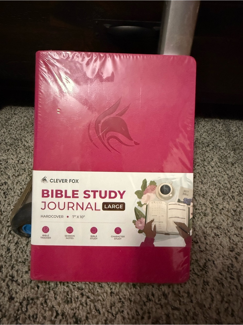 Clever Fox Bible Study Journal - Pink